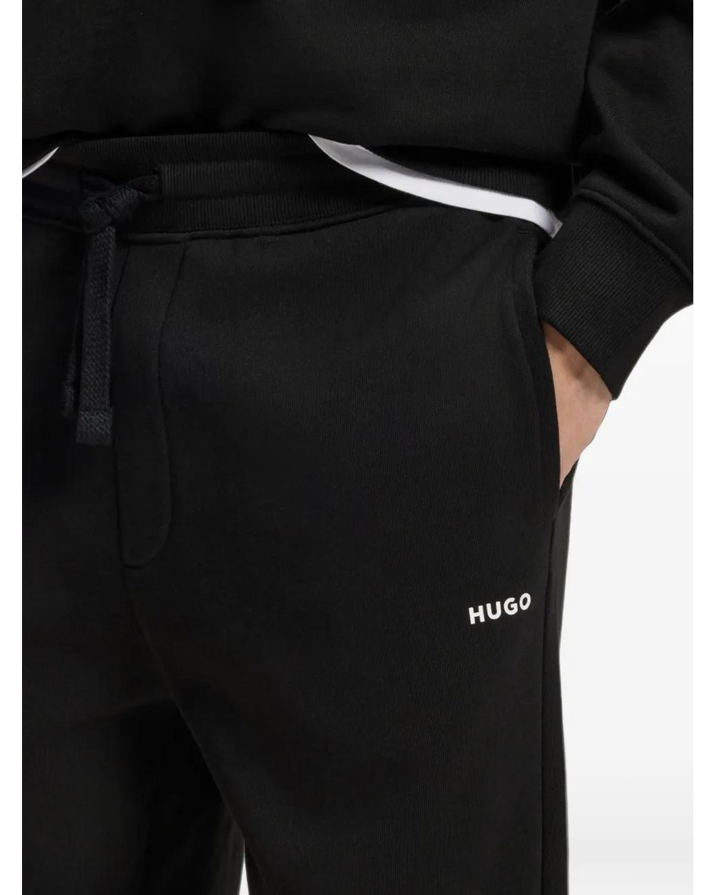 Pantalones Joggers Dayote HUGO de hombre de color Black