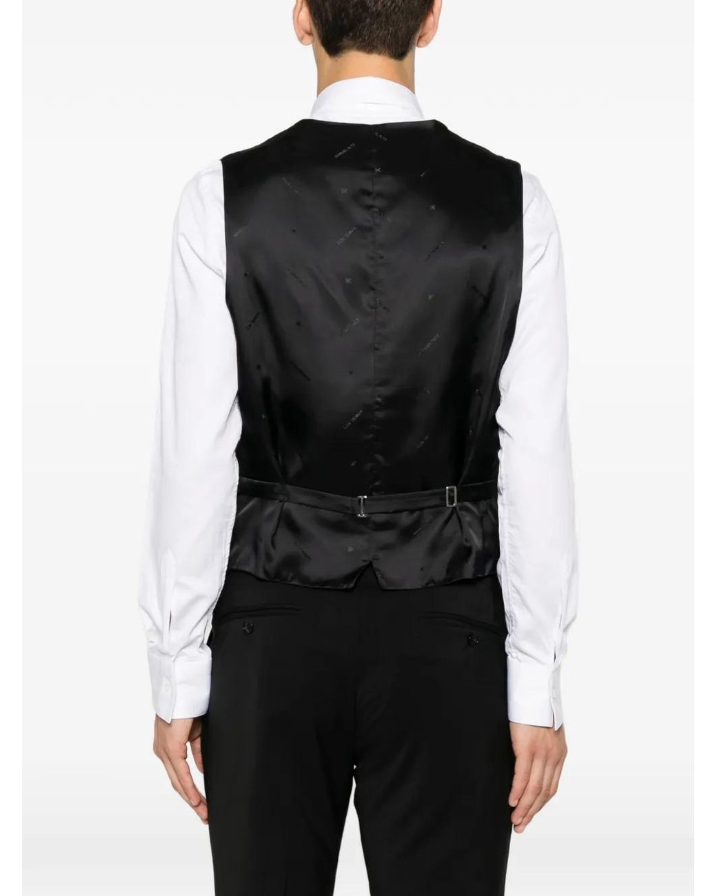 Chaleco Con Botones Manuel Ritz de hombre de color Black