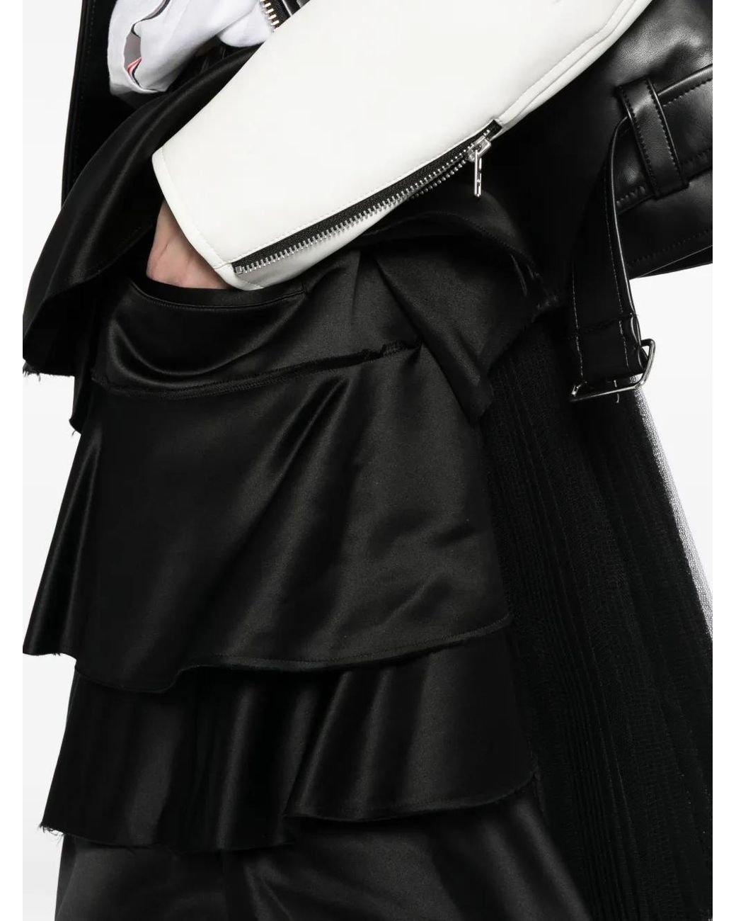COMME DES GARÇON BLACK Black Elasticated Waistband Skirt