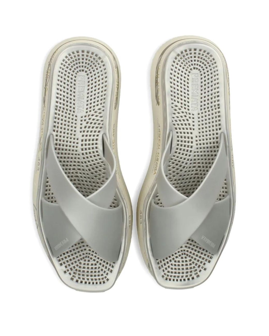 Premiata White Moura 7458 Slipper