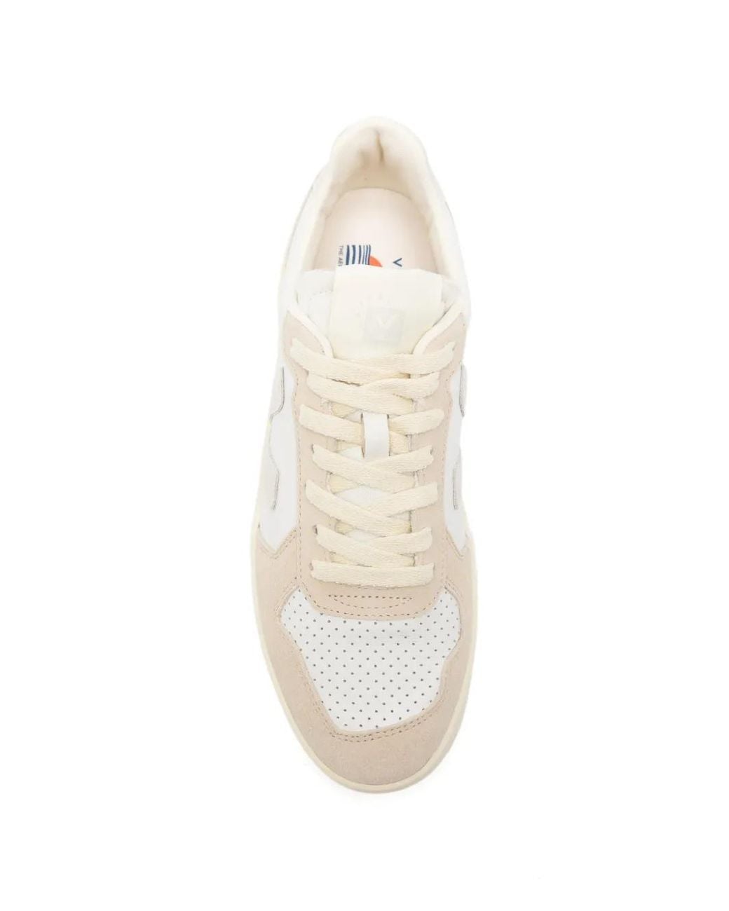 Baskets À Empiècements Perforés V-82 Veja en coloris White