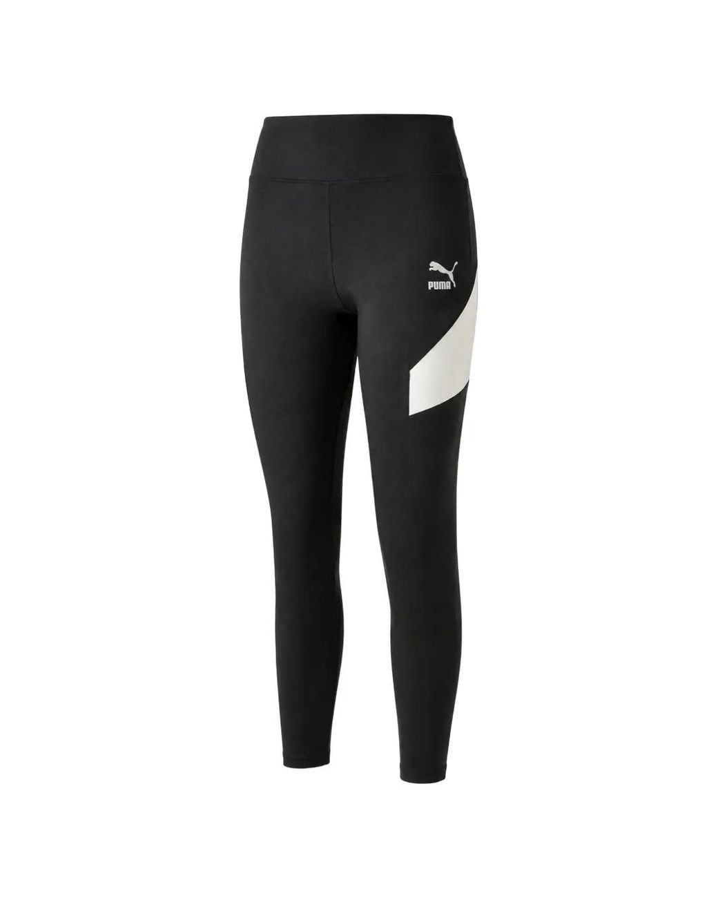 PUMA Black Retro Colour-Block Leggings