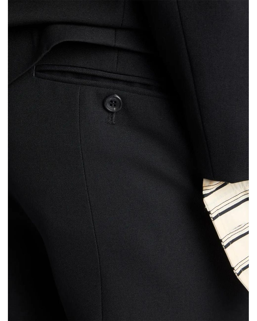 Prada Wollen Broek in het Black voor heren