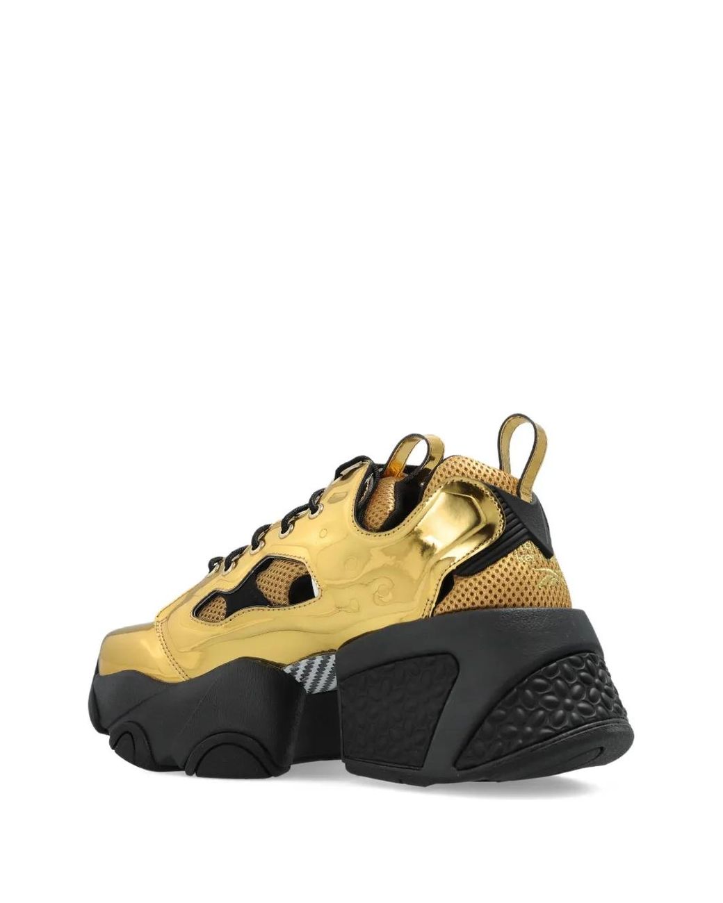 Noir Kei Ninomiya Yellow X Comme Des Garçons Cut-Out Platform Sneakers