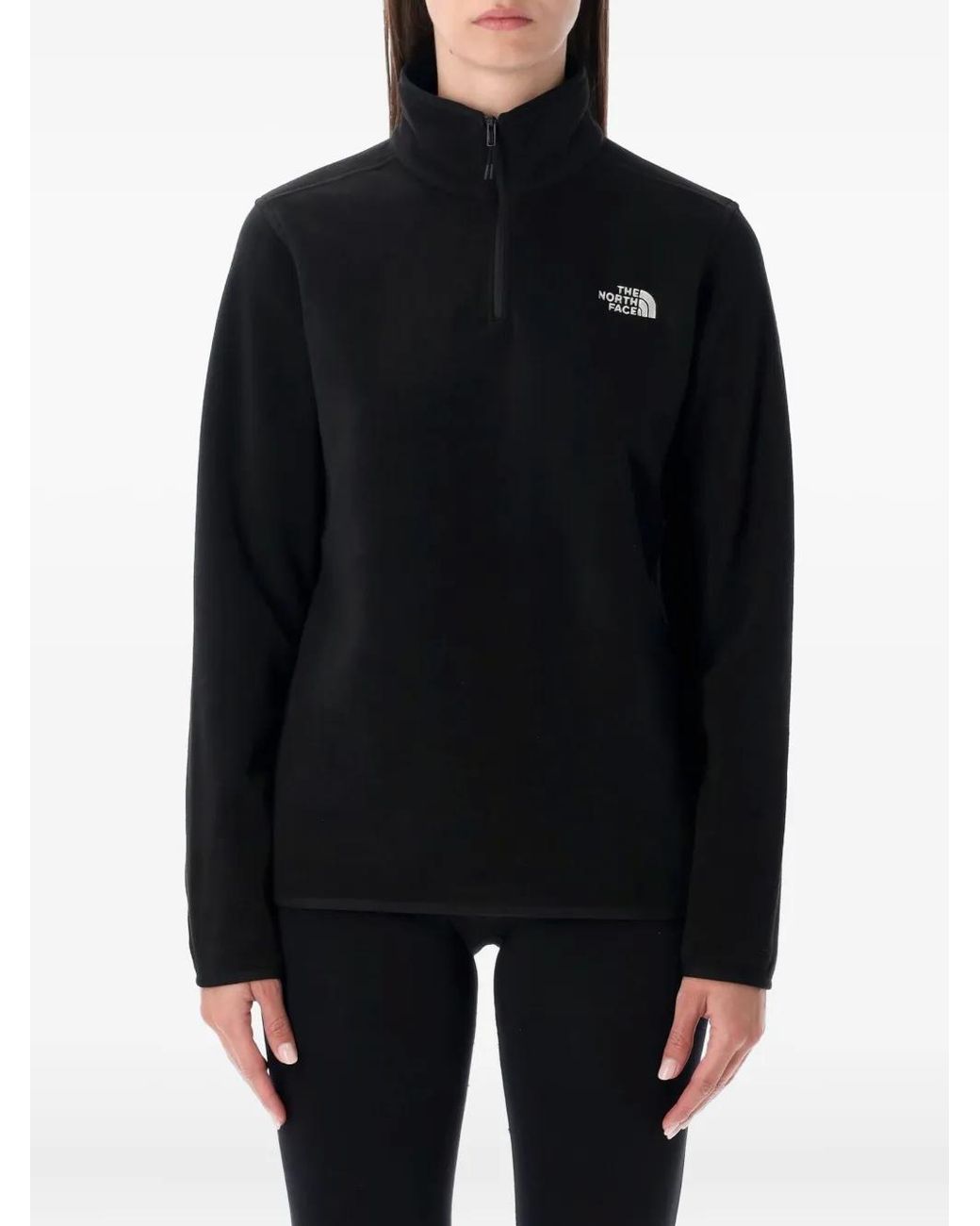 The North Face Black Glacier Fleece Half-Zip Sweatshirt