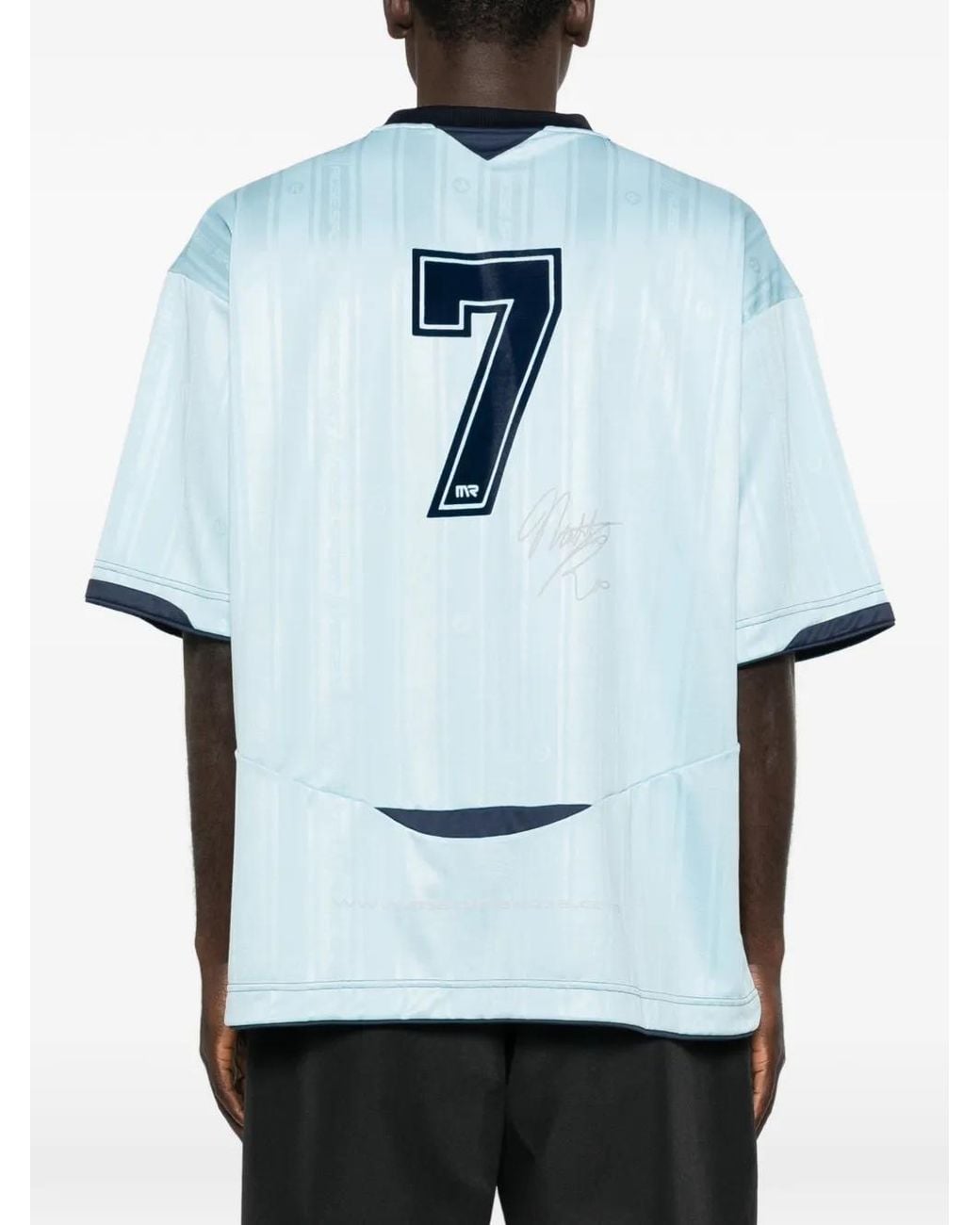 Martine Rose Blue Football Top