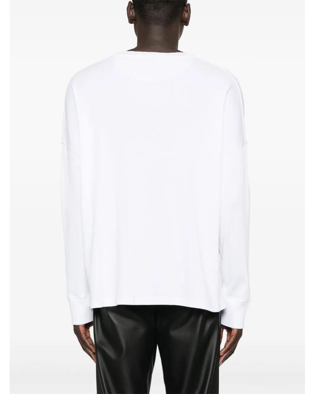 Loewe White Anagram Cotton T-Shirt for men