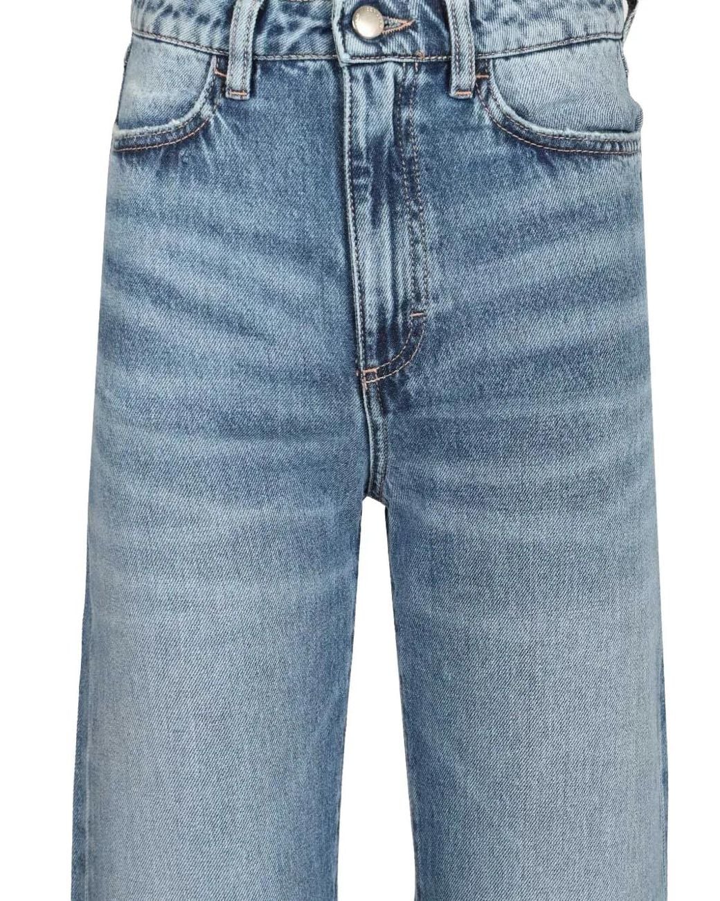 ICON DENIM Blue High-Waisted Five-Pocket Jeans