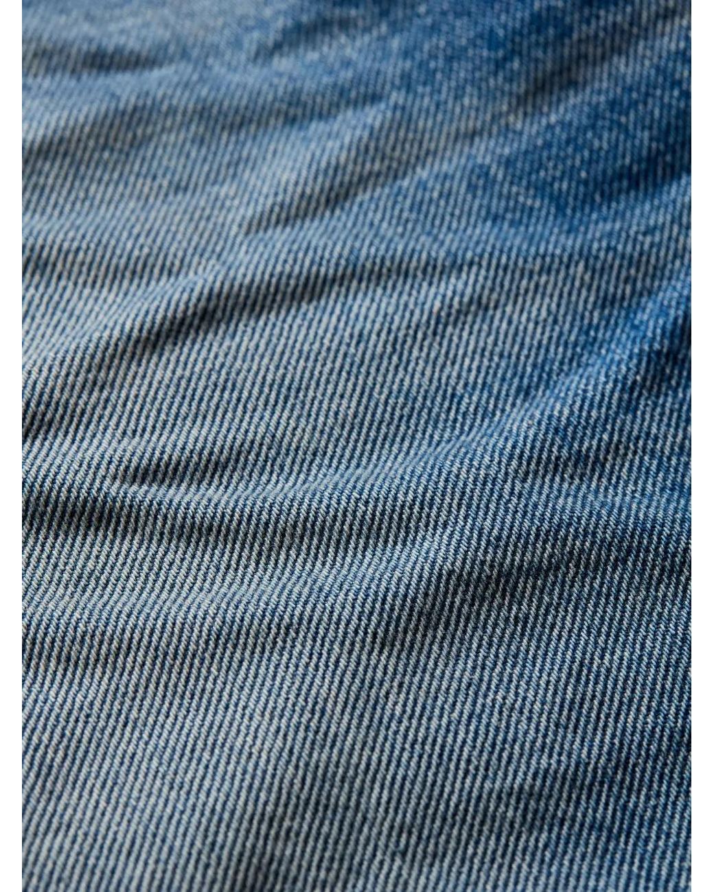 Saint Laurent Blue Buttoned Cotton Jeans for men