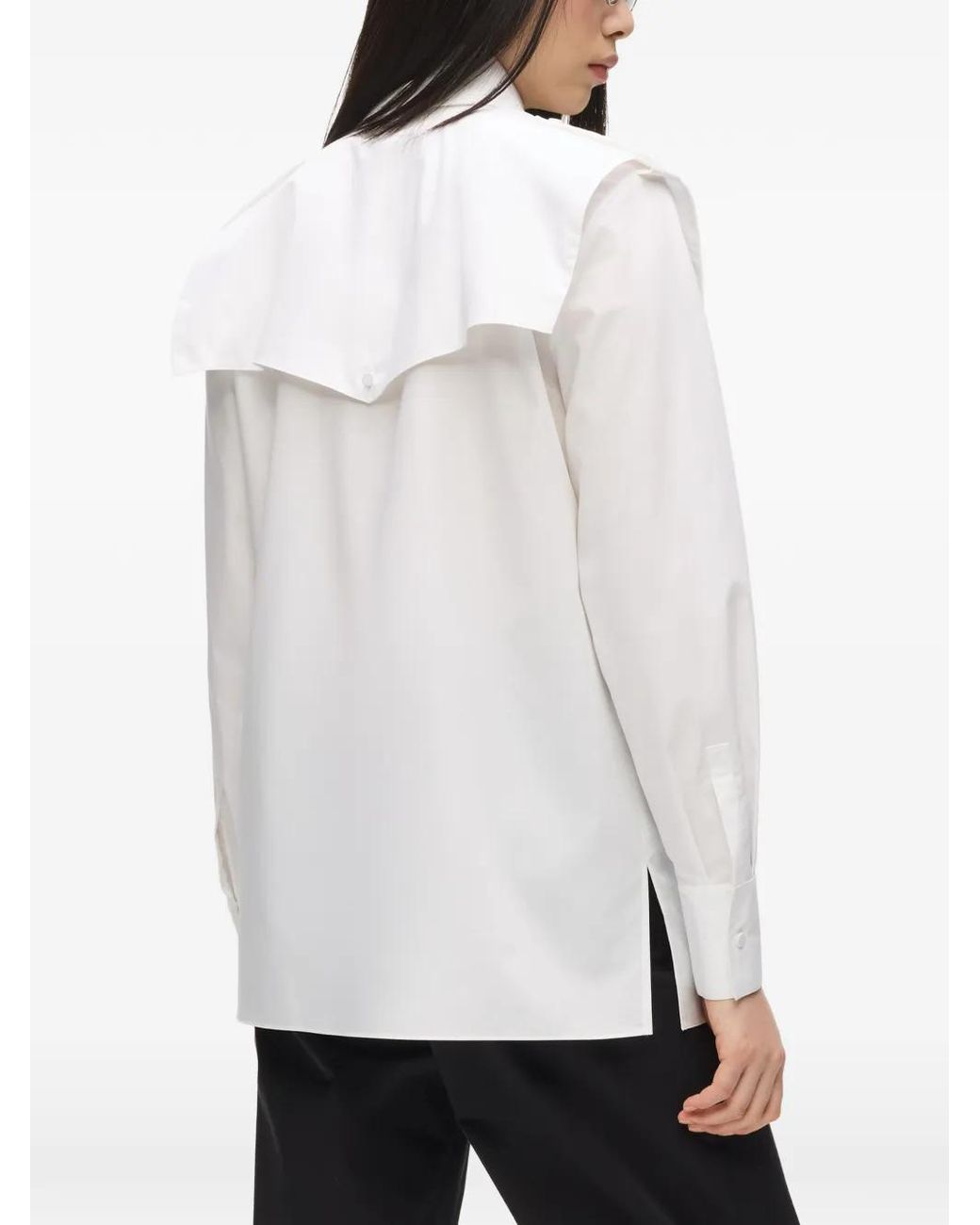 Karl Lagerfeld White Archive Poplin Shirt