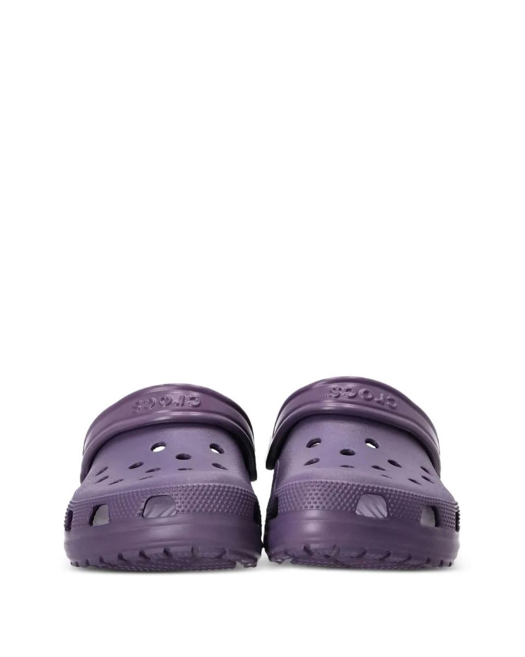 CROCSTM Purple Perforated-Detail Sandals for men