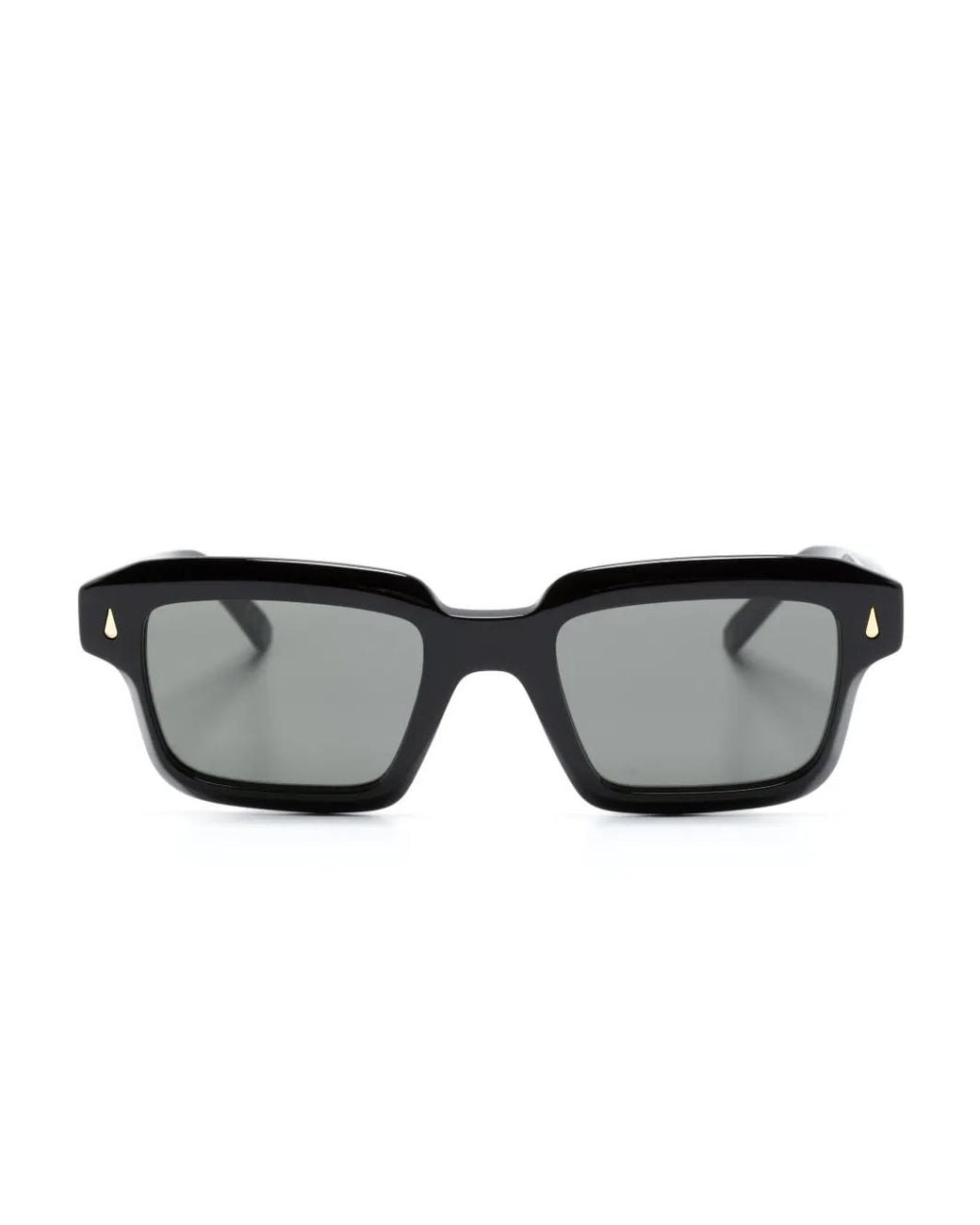 Retrosuperfuture Black Sonnenbrille Mit Eckigem Gestell