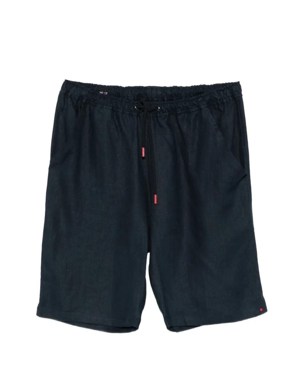 Kiton Blue Drawstring Shorts for men