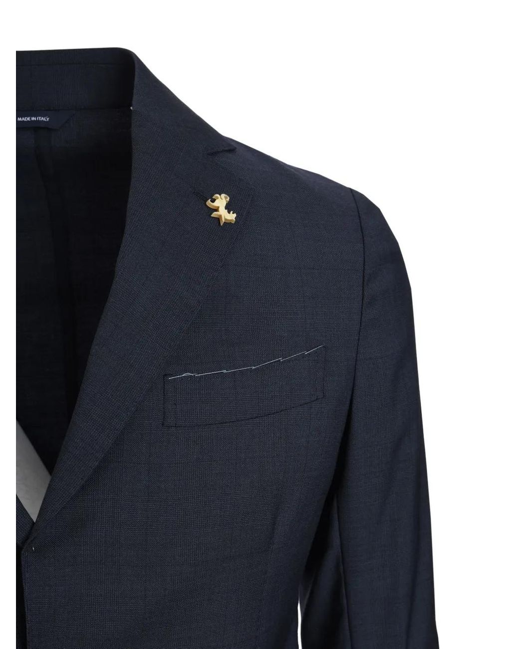 Tombolini Blue Virgin Wool Suit for men
