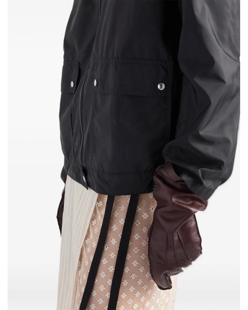 Prada Black Lightweight Re-Nylon Blouson Jacket