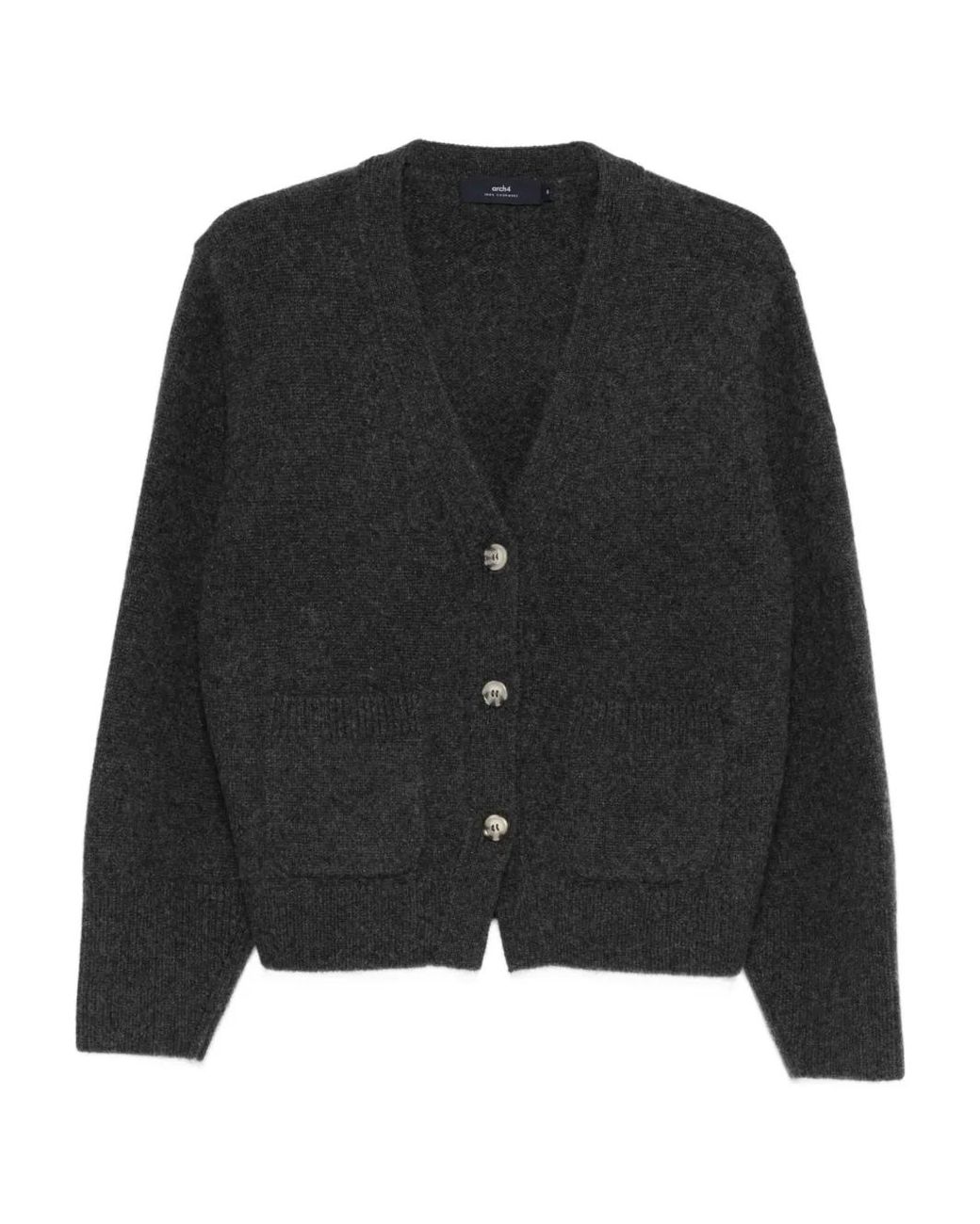 arch4 Black Janelle V-Neck Cardigan