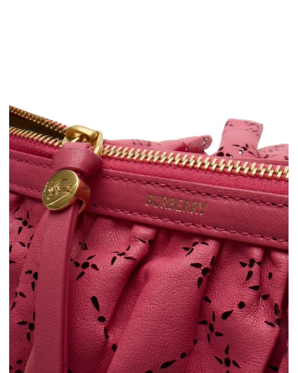 Burberry Red Mini Ruffle Bag