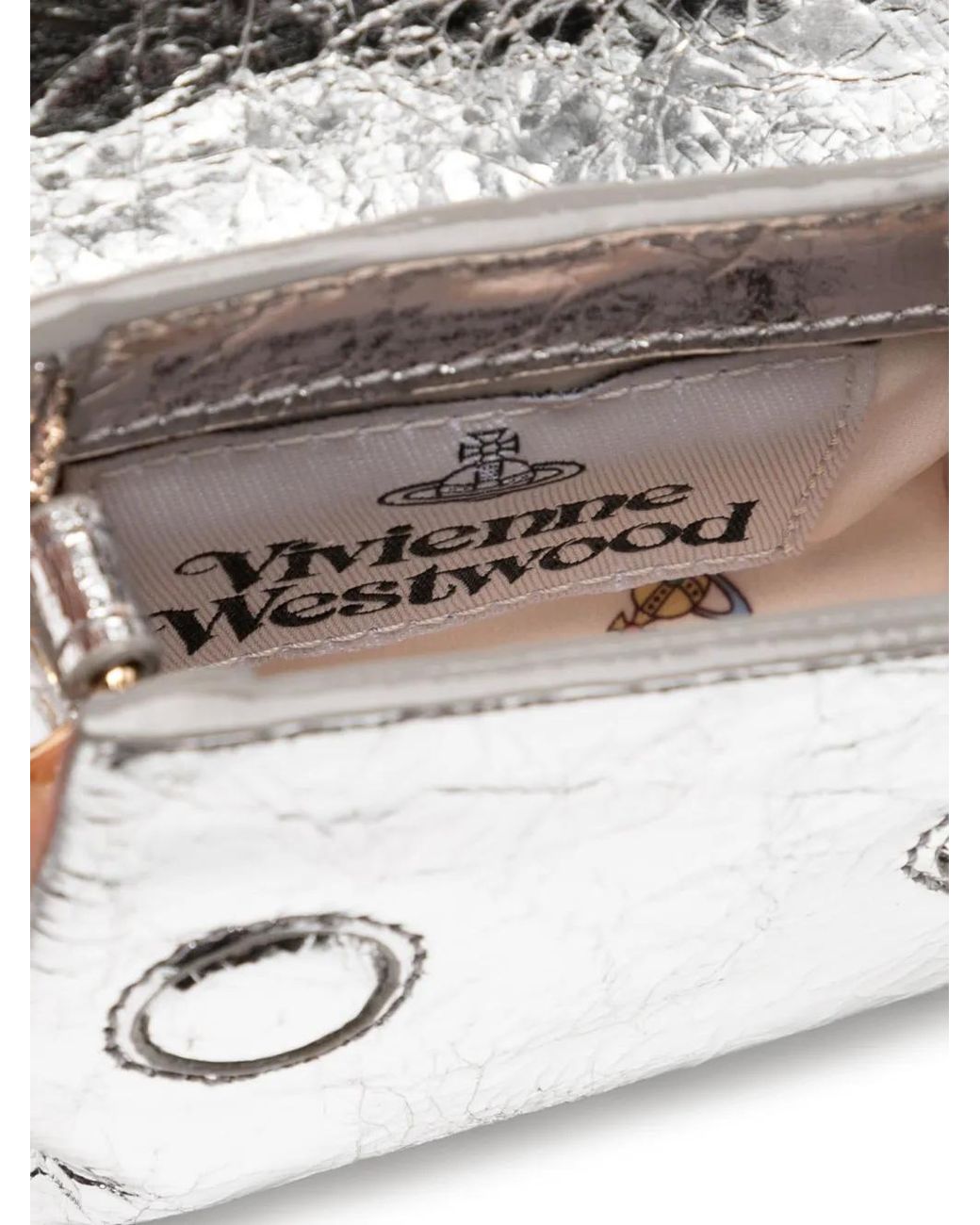 Vivienne Westwood Nano Pouch Chain Bag in White | Lyst