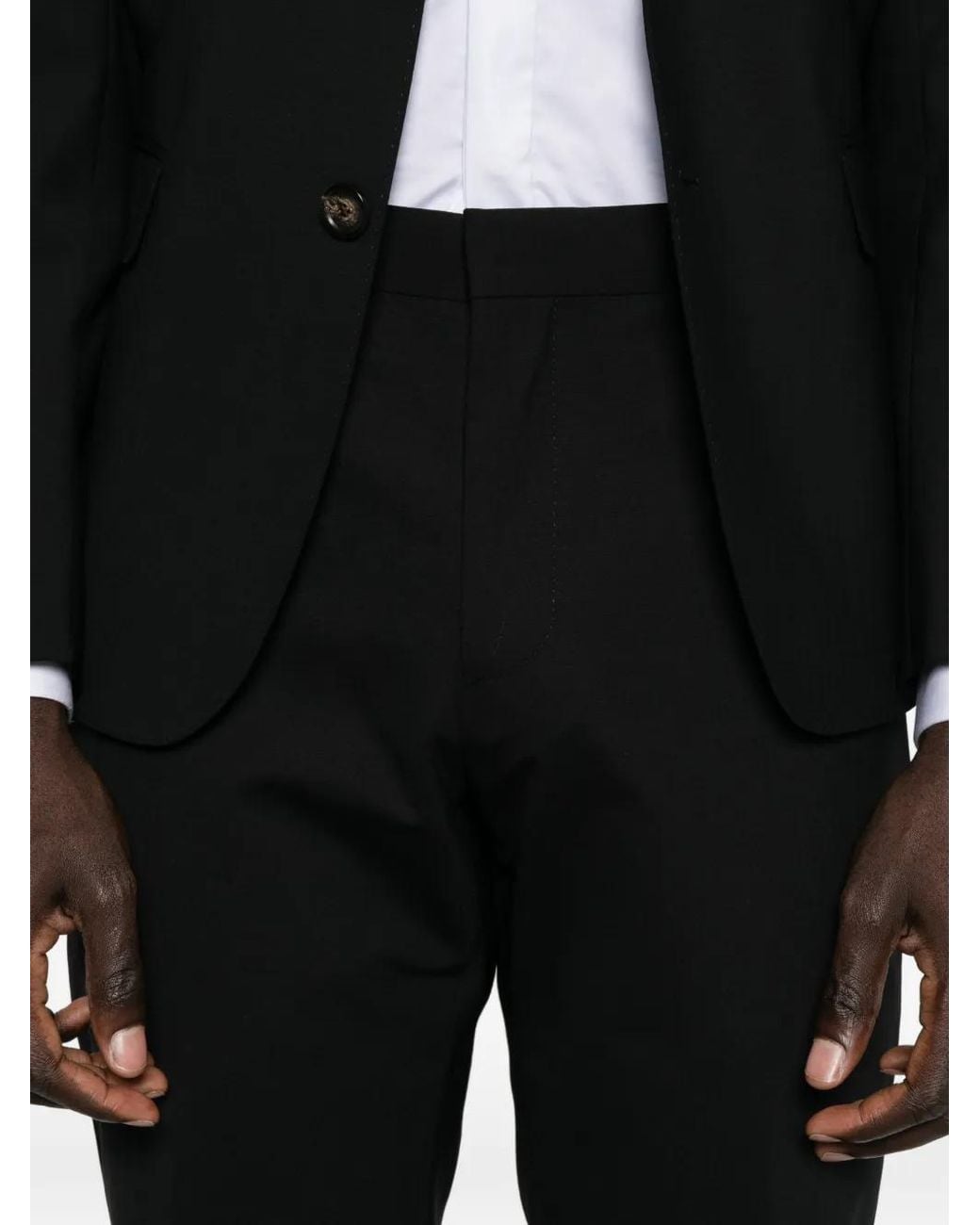 DSquared² Black Paris Single-Breasted Suit for men
