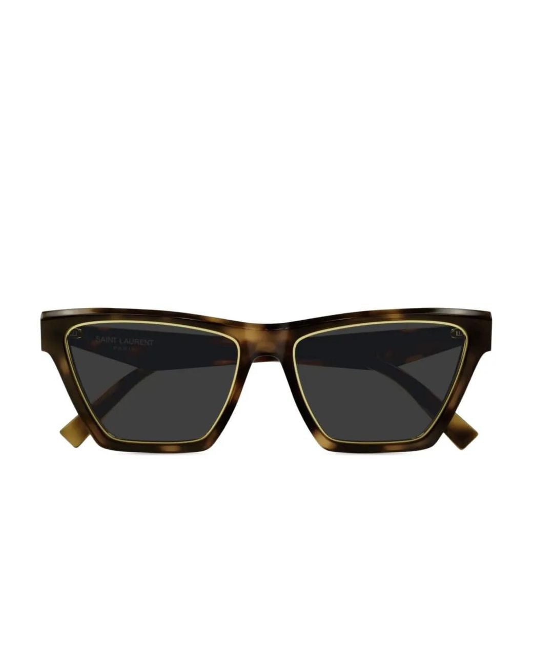 Saint Laurent Black Logo-Print Sunglasses