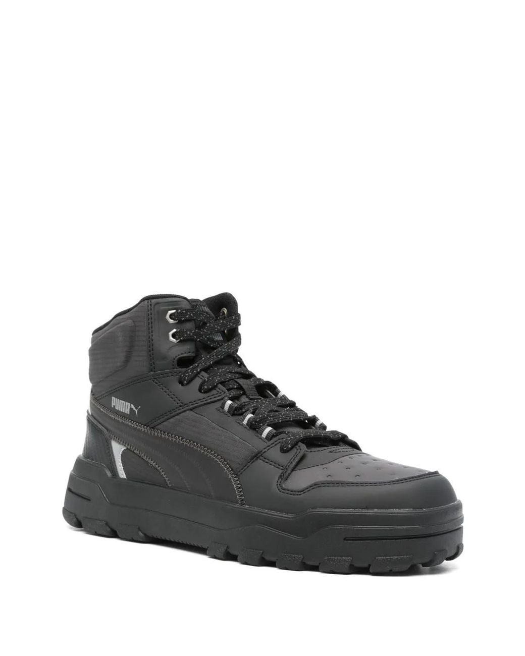 PUMA Black Rebound Sneakers