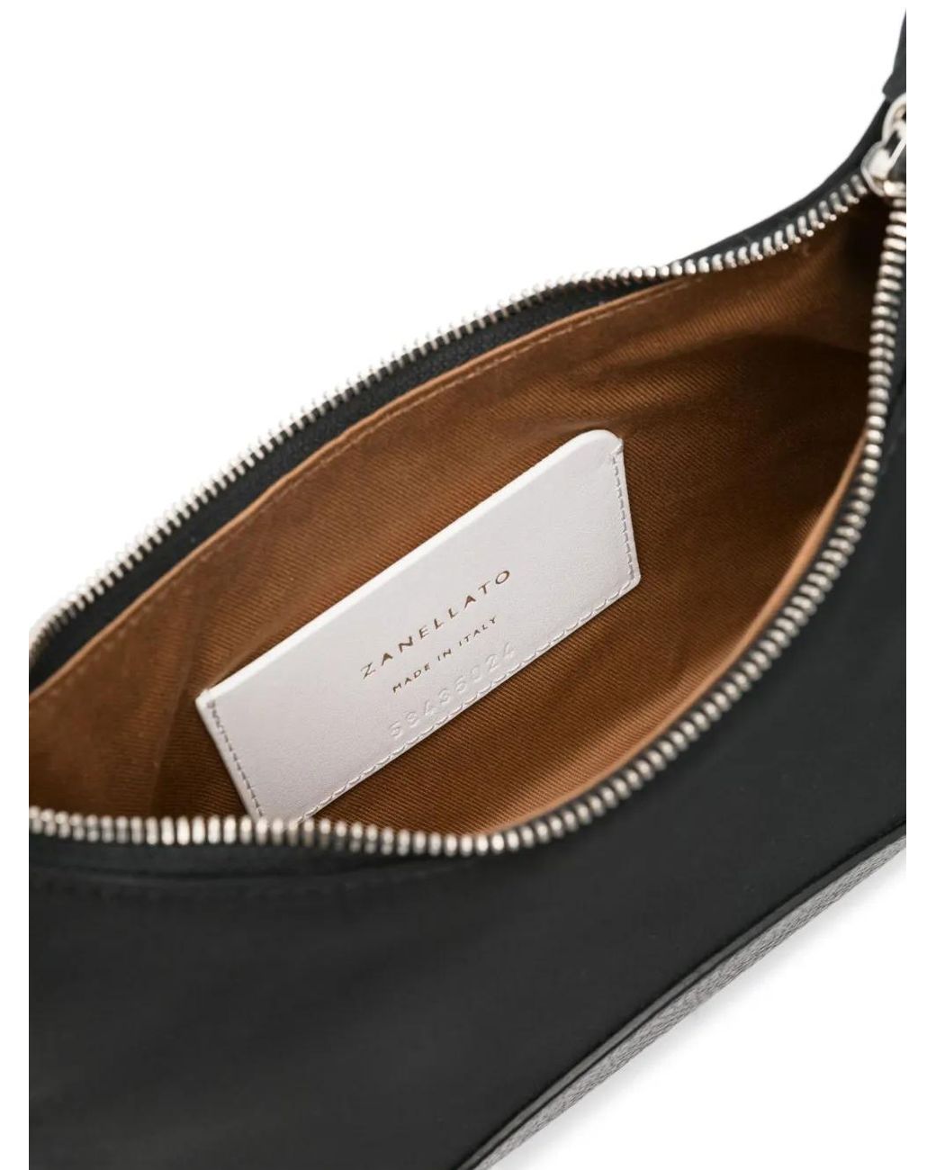 Zanellato Black Mita Panelled Shoulder Bag