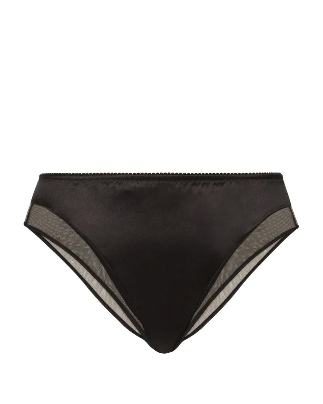 Dolce & Gabbana Zijden Slip in het Black