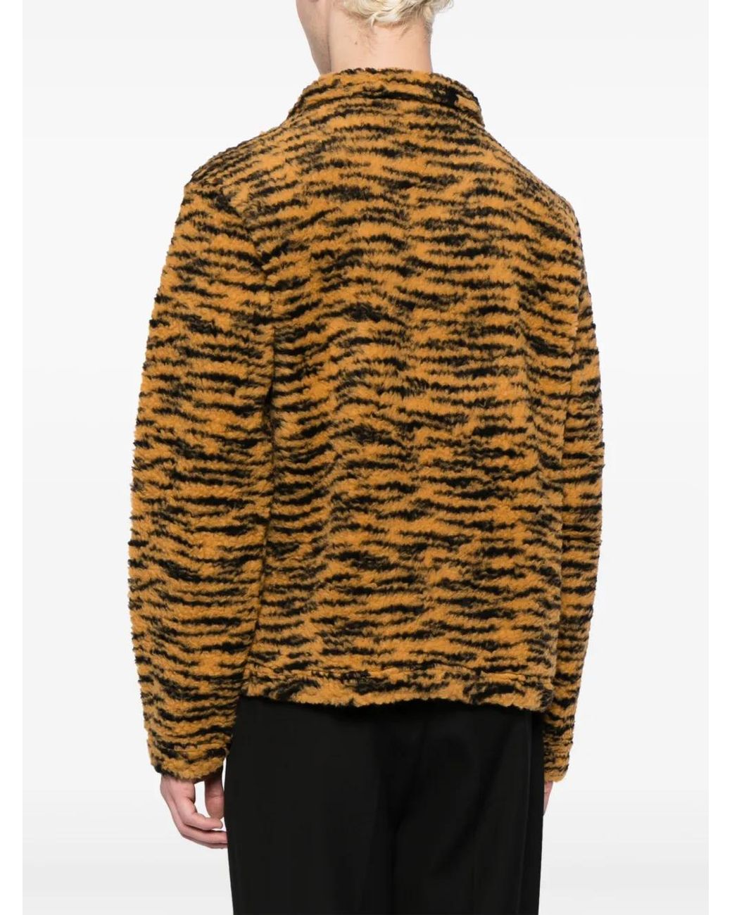 Bode Metallic Pull Lacé À Imprimé Tigre for men