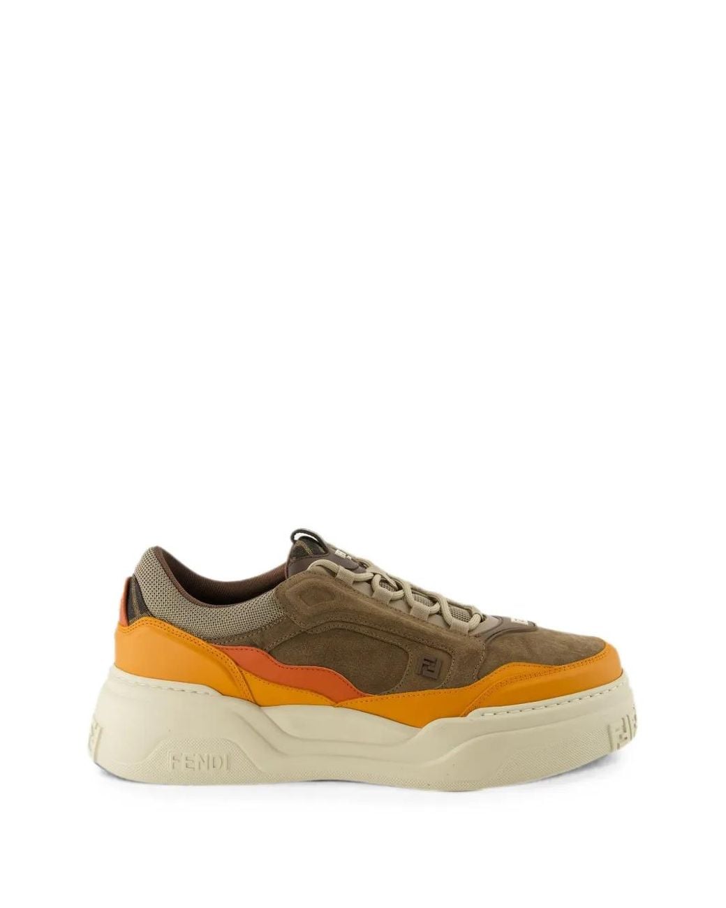 Fendi Brown Sneakers for men