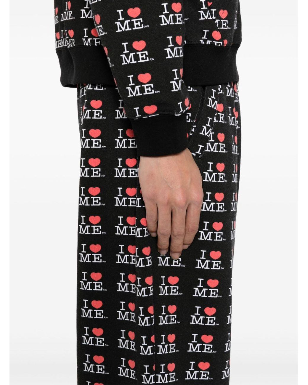 Ashley Williams I Heart Me Sweatpants in Black | Lyst