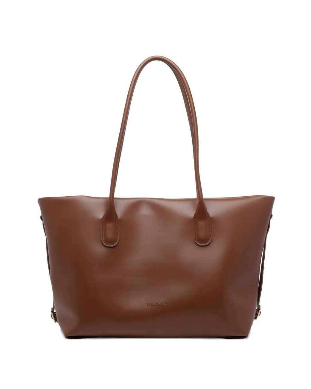 THEMOIRÈ Brown Tallia Magnetic Closure Shoulder Bag