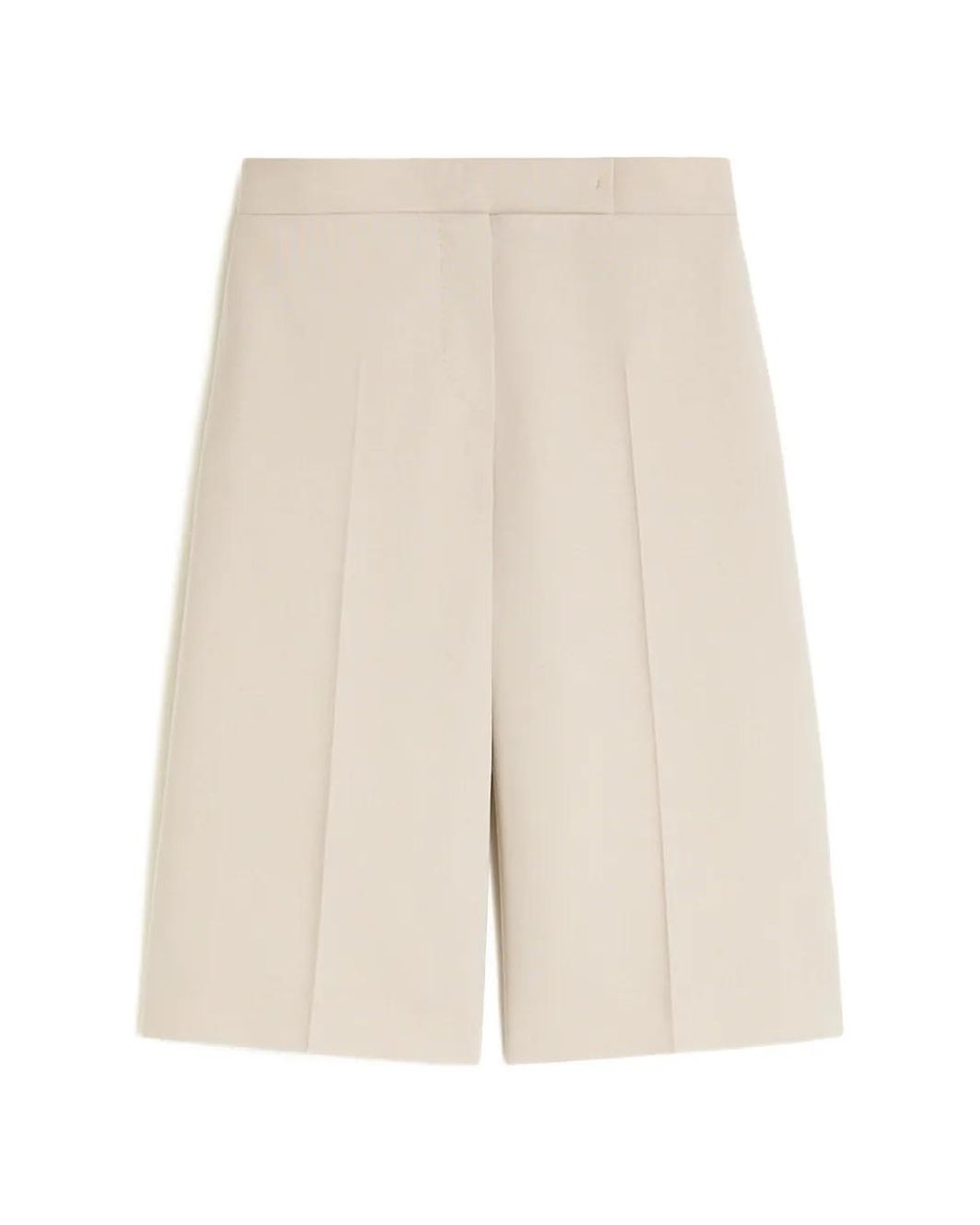 Max Mara White Sumile Tailored Shorts