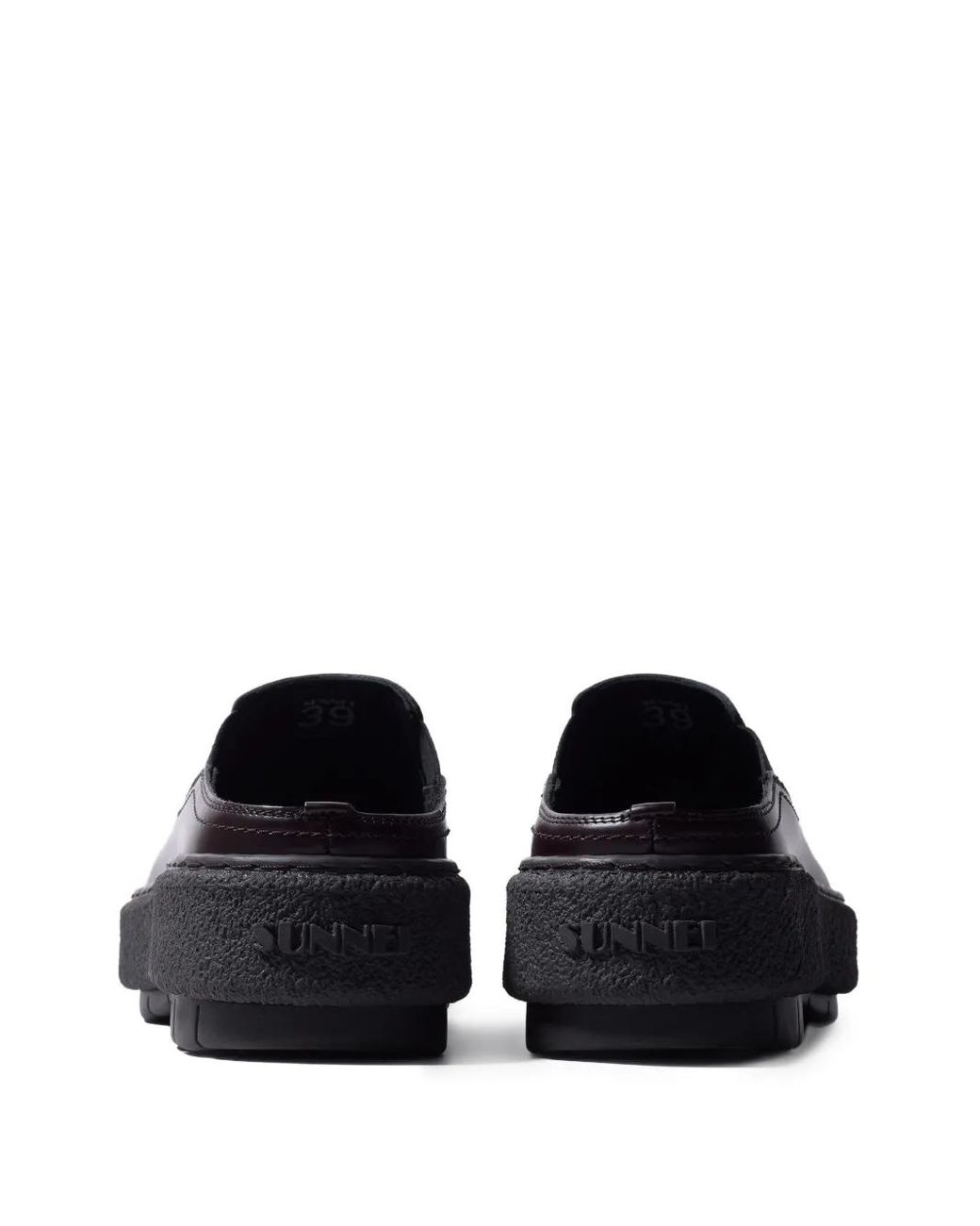 Sunnei Black Cemento Slippers
