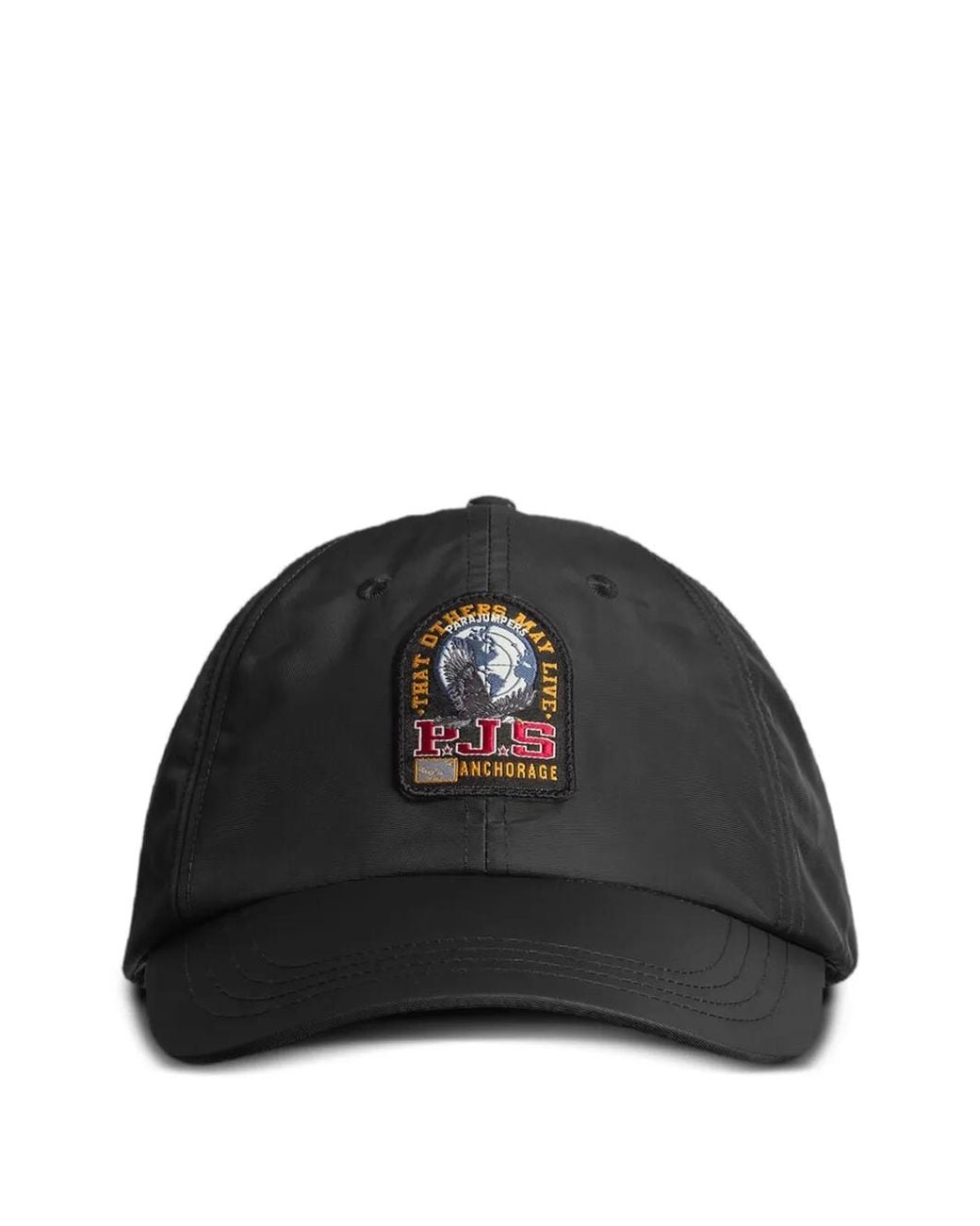 Parajumpers Black Patch Baseball Cap