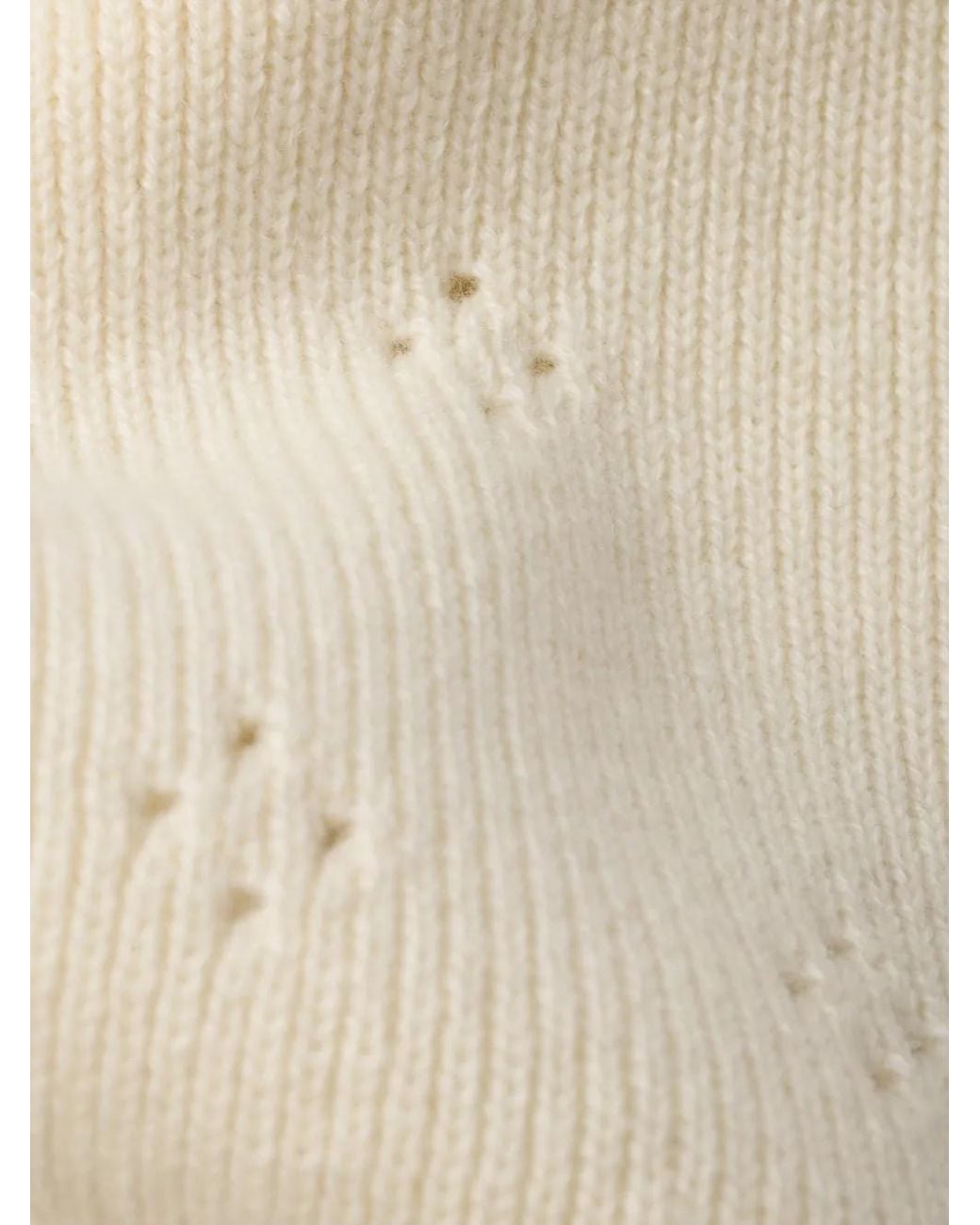 Prada White Cashmere Scarf