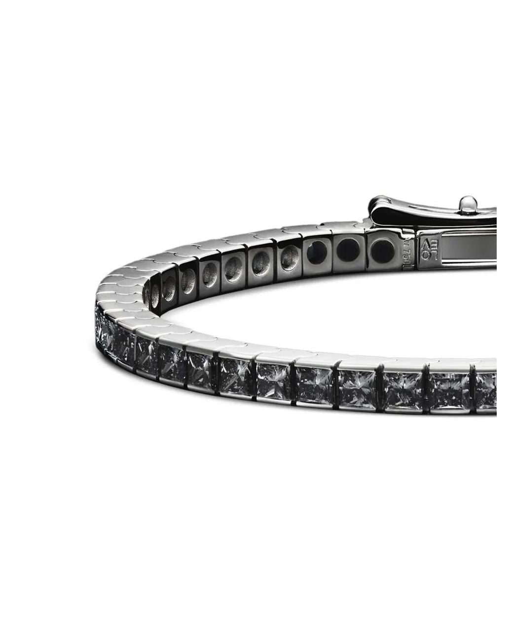 LOEV White 18Kt Recycled Tennis Bracelet