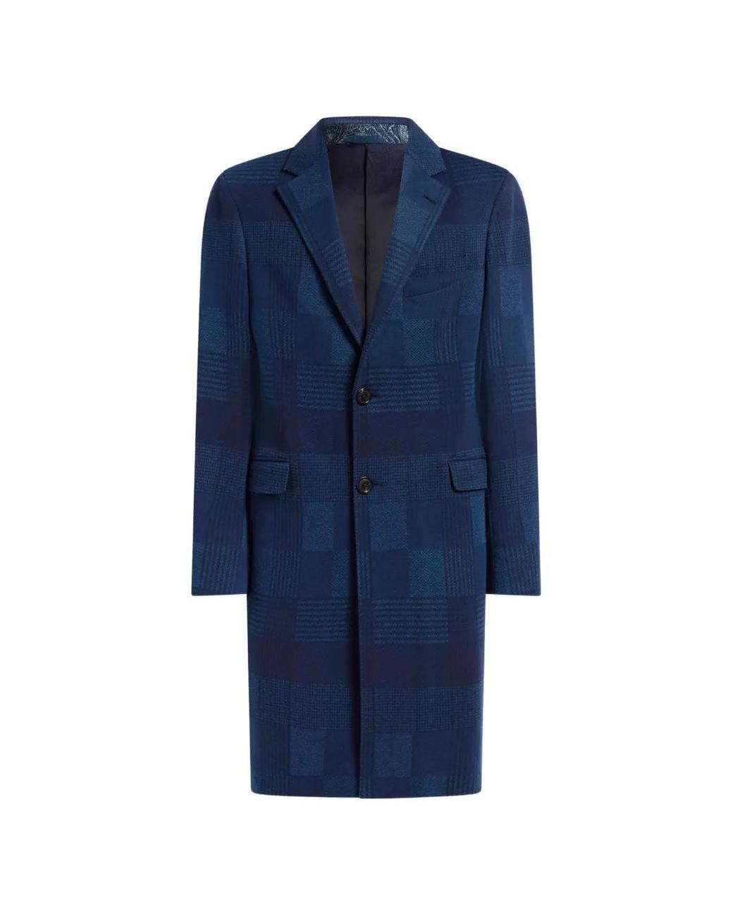 Cappotto di Etro in Blue da Uomo