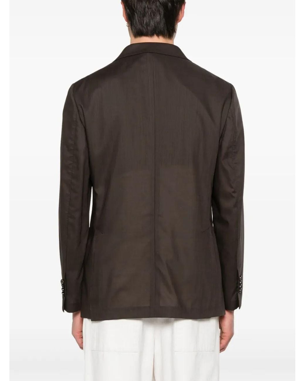 Montecore Brown Wool Blazer for men