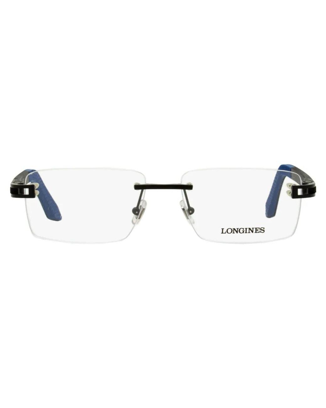 Longines Black Plastic Sunglasses