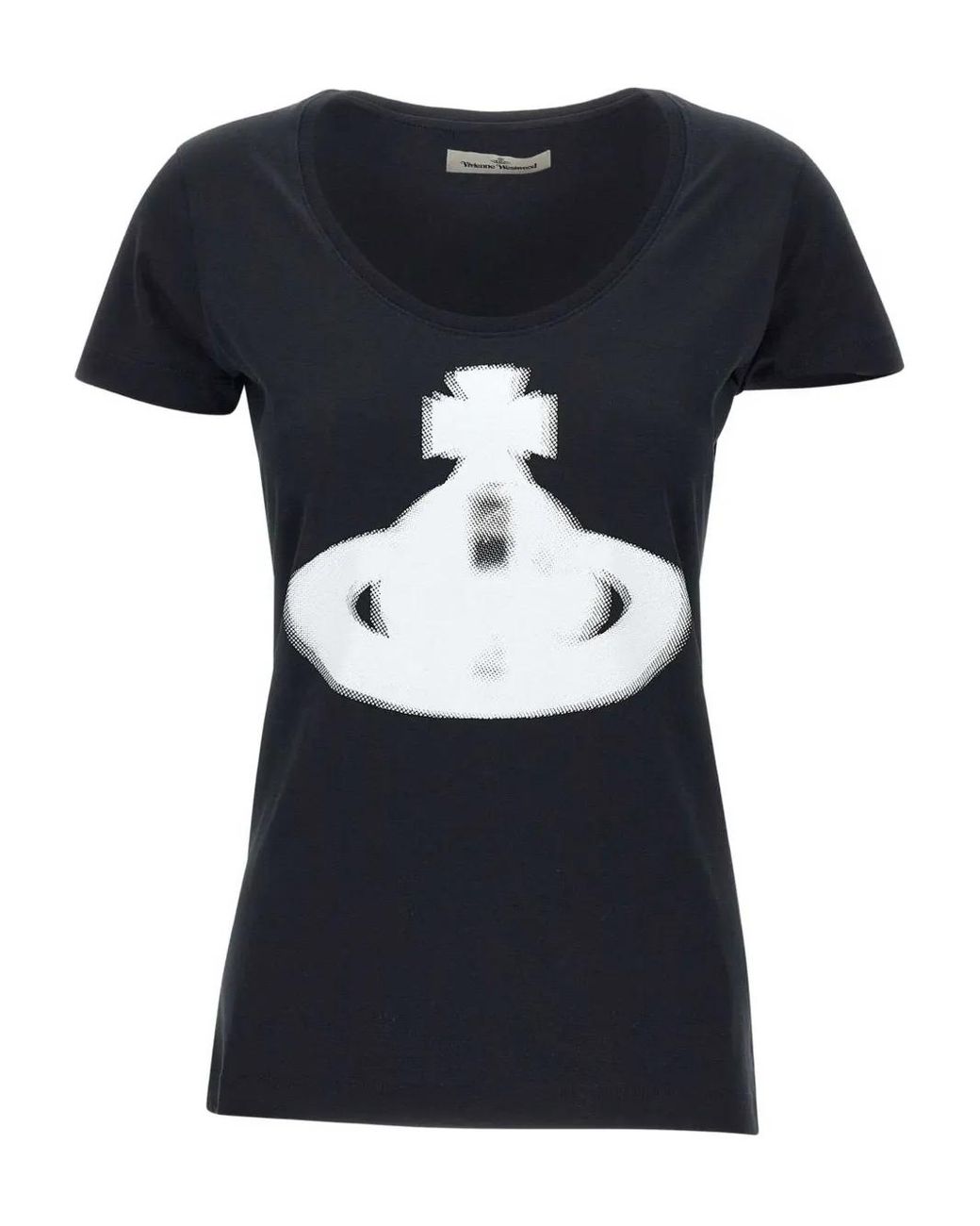 Vivienne Westwood Halftone Orb Lollo T-Shirt in Black | Lyst UK