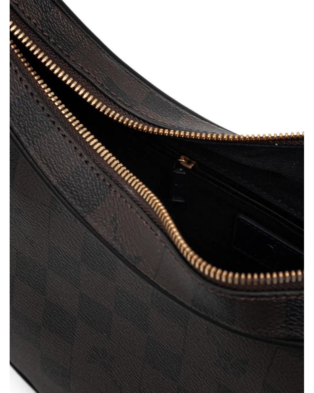 Joop! Black Checked Shoulder Bag