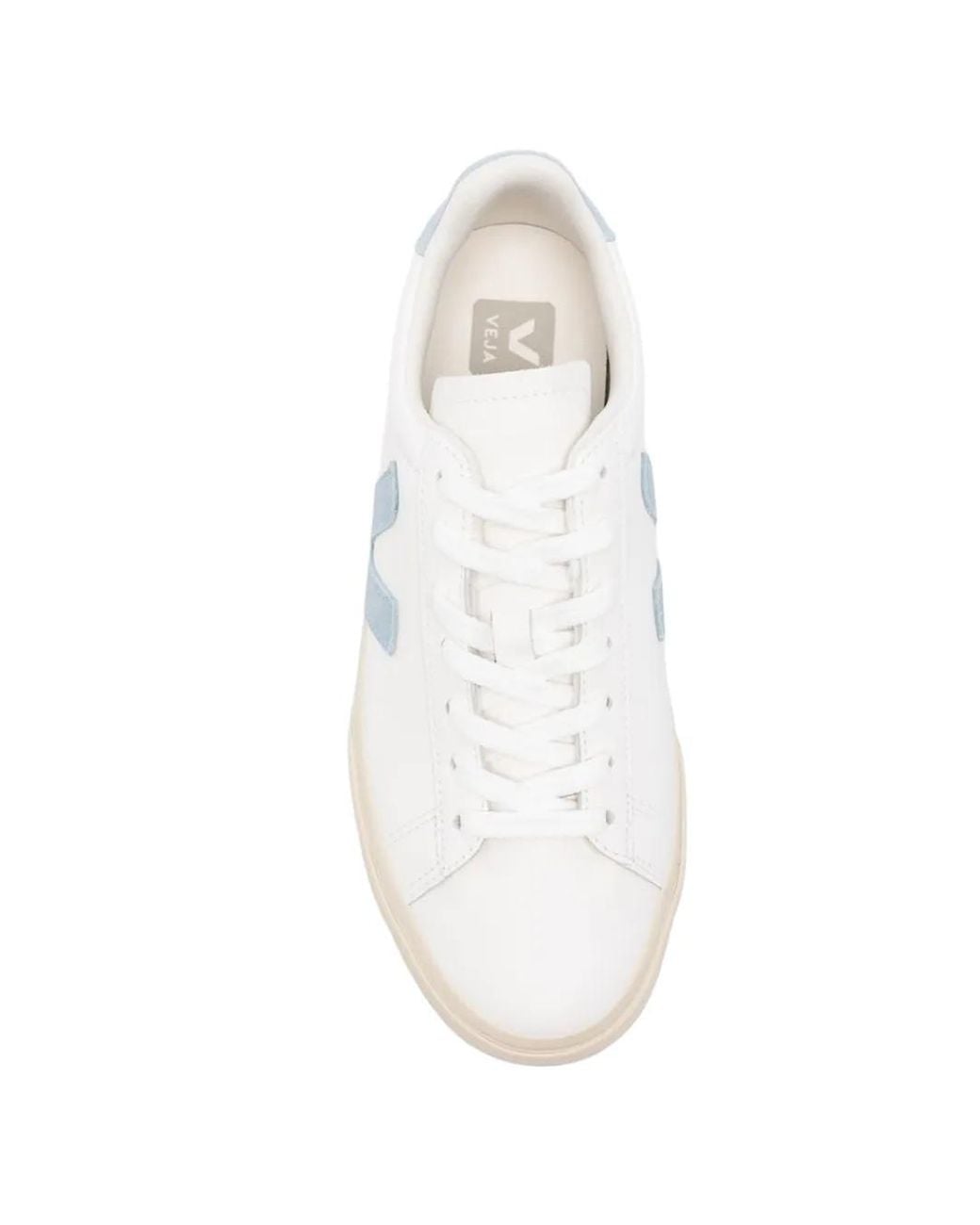Veja White Campo Leather Steel Sneakers