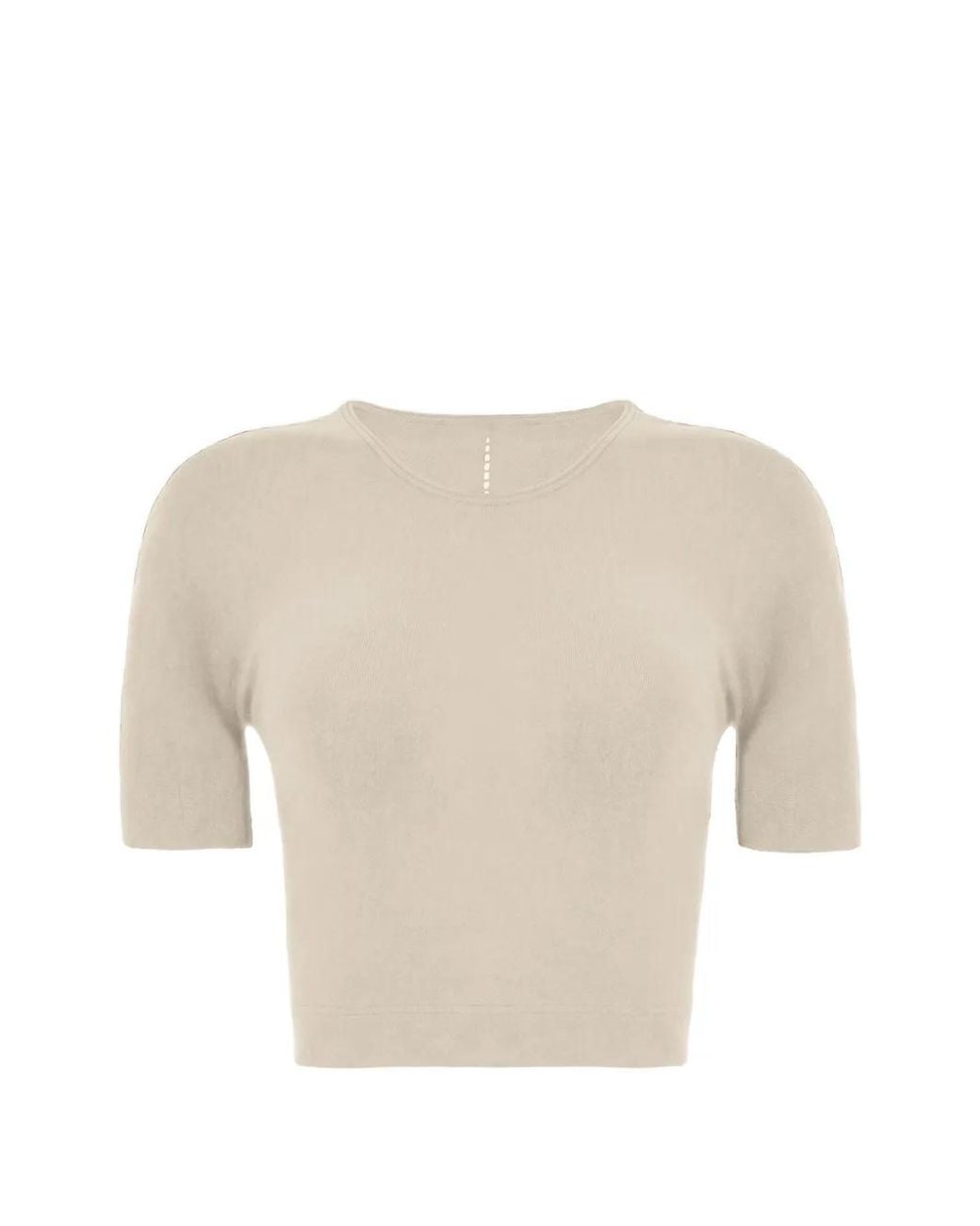 Wolford White Seamless Warp-Knit Top