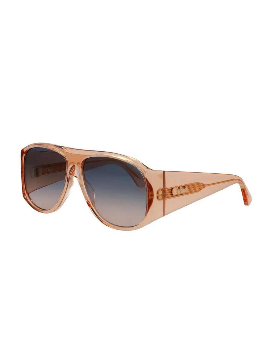 Chloé Blue Round-Frames Sunglasses