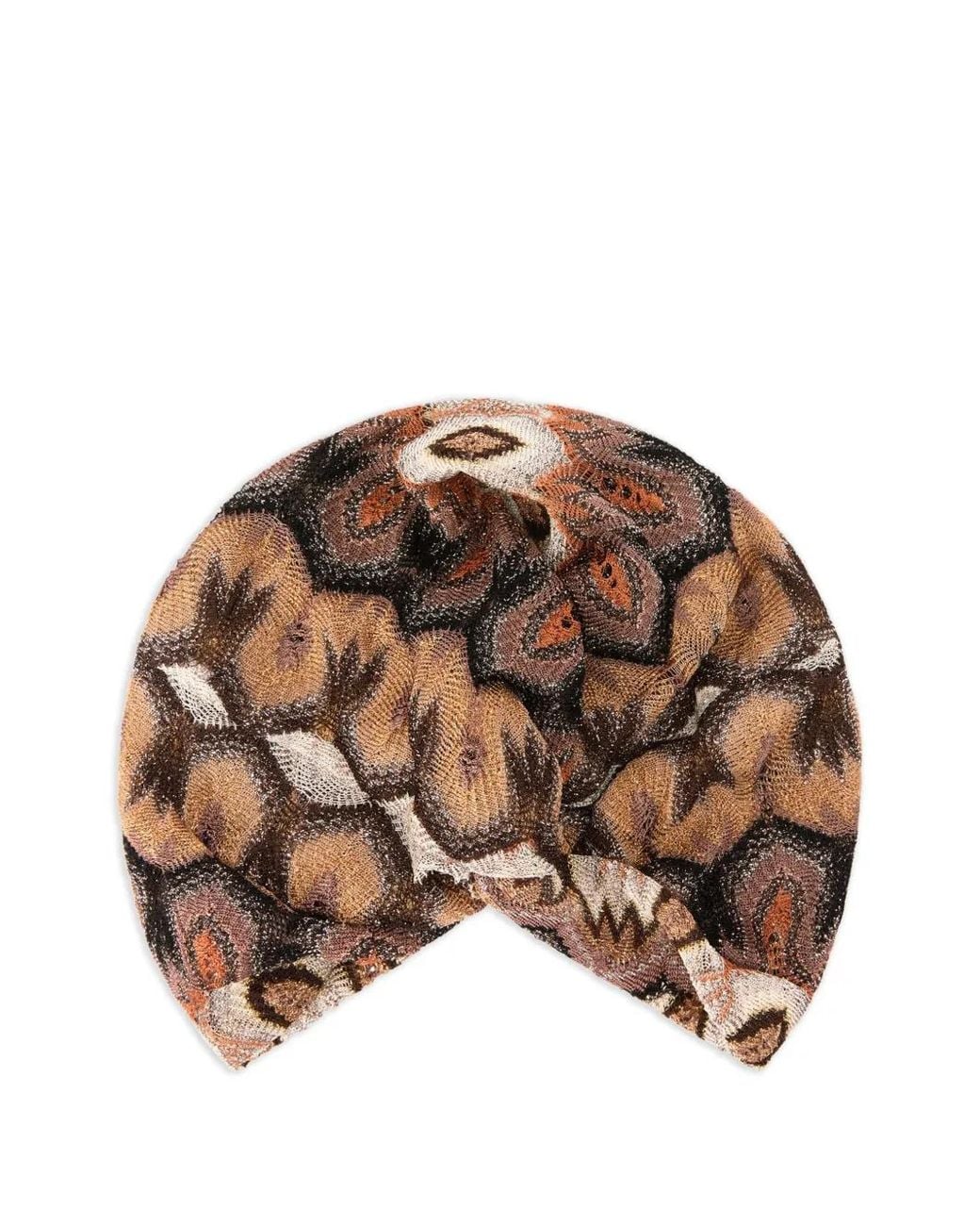 Missoni Brown Patterned Hat