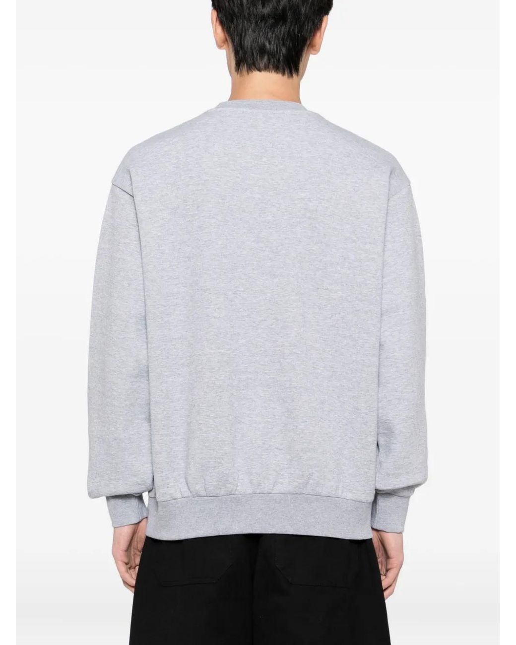 Chocoolate Gray X Russell Athletic Graphic-Print Sweatshirt for men