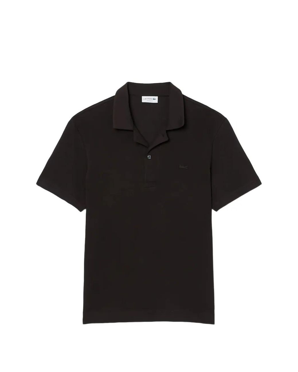 Lacoste Black Short-Sleeve Polo Shirt for men