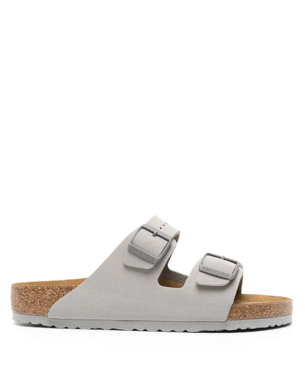 Birkenstock White Arizona Leather Sandals for men