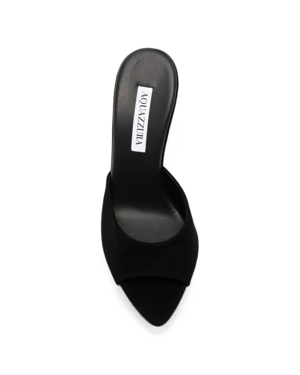 Aquazzura Black Bisous Sandals