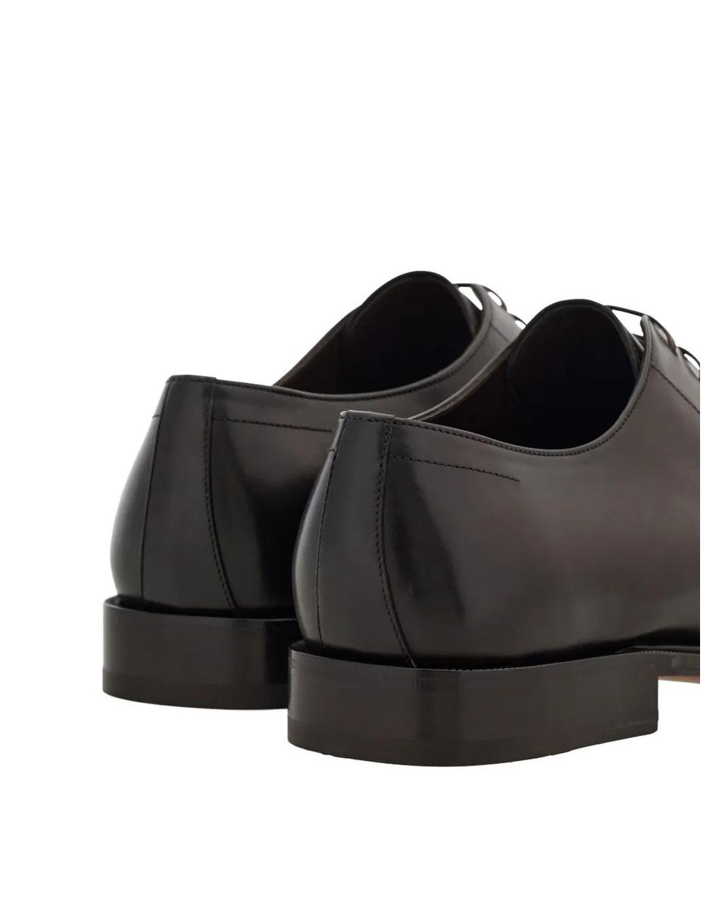Ferragamo Black Derby Shoes for men